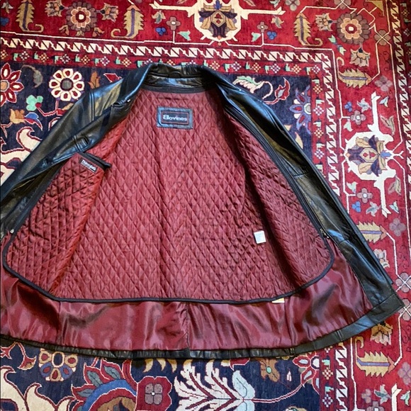 Vintage thinsulate lined lamb skin jacket w L - Picture 6 of 12